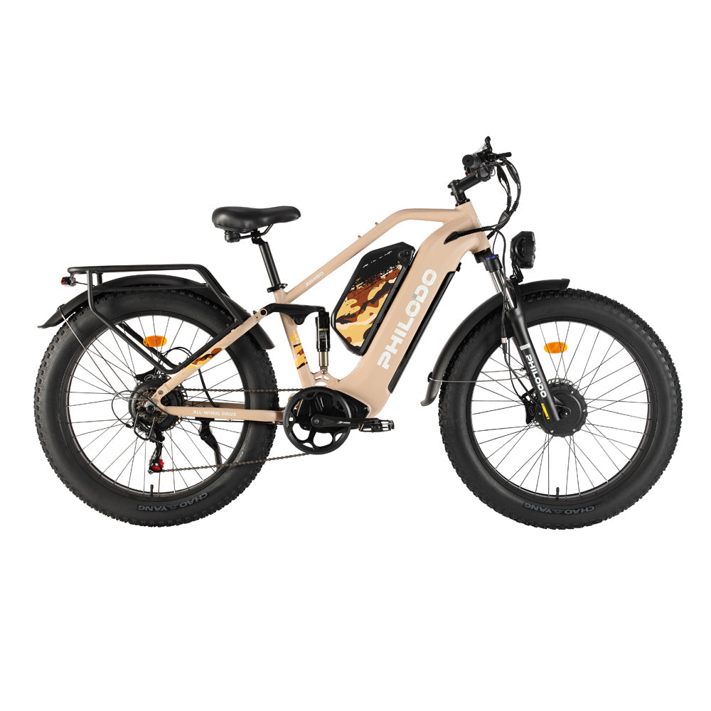 PHILODO Jumbo Dual Motor Dual Battery Full Suspension Electric Bike