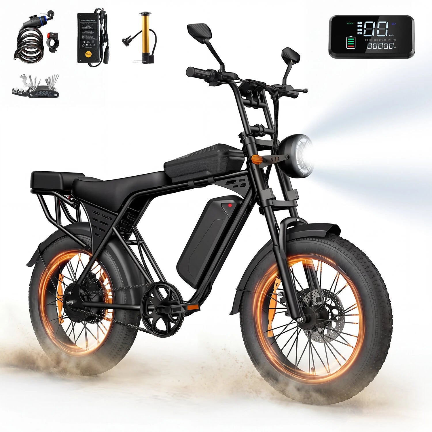 AtlasTrek X5 Electric Bike 48V 15Ah 250W