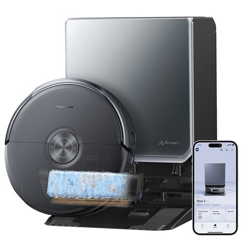 Narwal Flow 2 Robot Vacuum & Mop, 31,000Pa Suction, Dual 1080P AI Vision