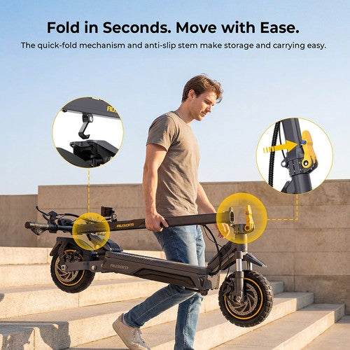 Ausom K20 Pro Dual Motor Electric Scooter 1000W*2