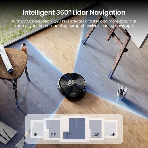 Proscenic Q20 Plus Robot Vacuum and Mop 10000Pa