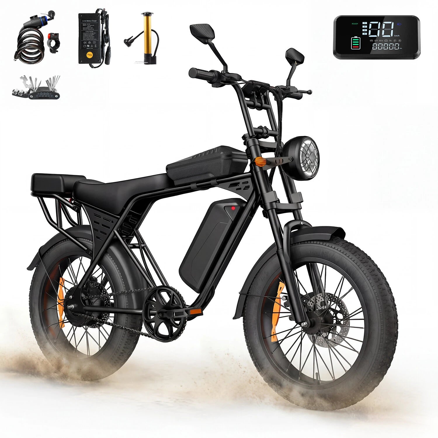 AtlasTrek X5 Electric Bike 48V 15Ah 250W