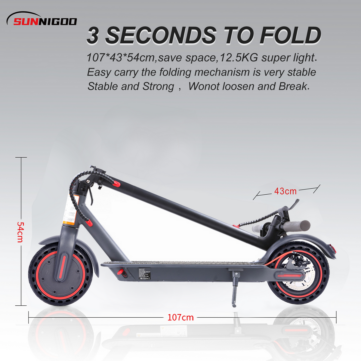 SUNNIGOO N7PRO | 350W Foldable Electric Scooter