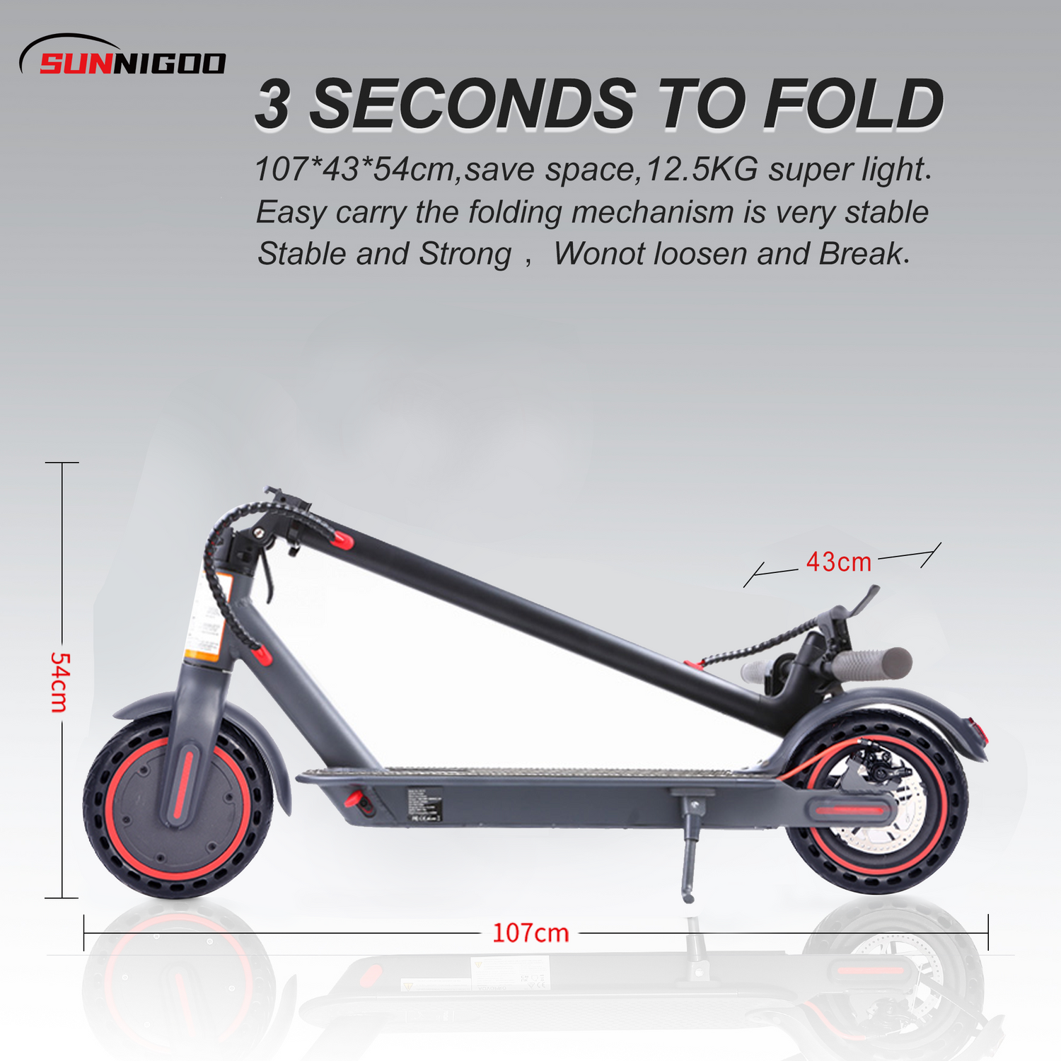 SUNNIGOO N7PRO | 350W Foldable Electric Scooter