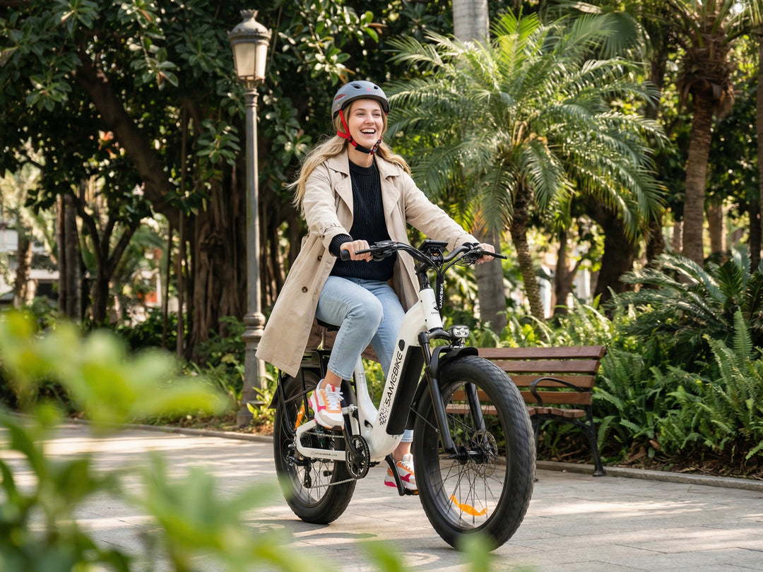 SAMEBIKE CREST Fat Tire Mountain E-Bike 1000W