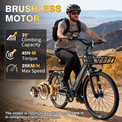 E·Bycco V1 Electric Bike, 250W Motor, 36V 15.6Ah