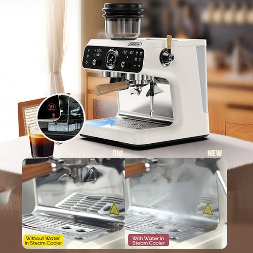 HiBREW H7B Espresso Machine, Dual-heating System, 58mm Portafilter