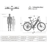 Foride Roamer 1 Step-over Electric Bike, 250W Motor, 36V 13Ah