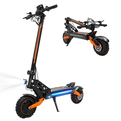iScooter W12 Foldable Electric Scooter, Dual 1500W Motors, 52V 25Ah