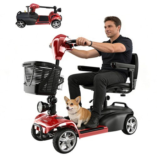 iScooter X02 Mobility Scooter, 300W Motor, 24V 12Ah