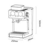 HiBREW H20 All-in-One Coffee Machine with Built-in Grinder, Dual Hot & Cold Extraction