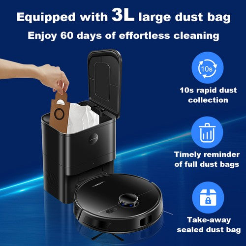 Liectroux M70 Pro Lidar Robot Vacuum Cleaner 6500Pa