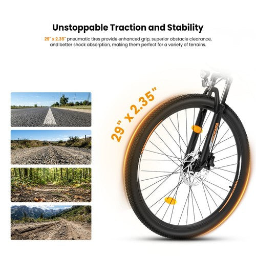 Touroll U2 Pro Electric Bike, 750W Peak Motor, 48V 15Ah