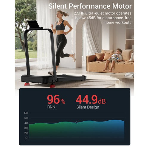 ROBORE U18F Foldable Treadmill with 15% Incline, 10.5km/h Max