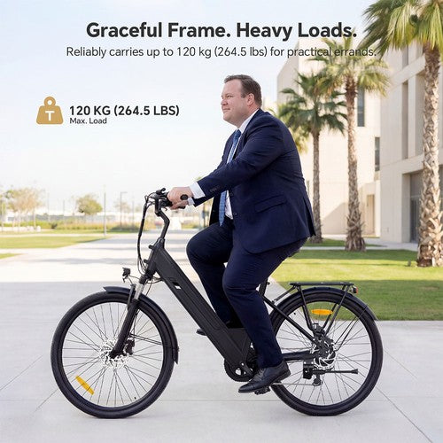 Touroll J2 ST Pro Electric Bike, 450W Peak Motor, 45Nm Torque, 36V 15.6Ah