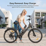 Touroll J2 ST Pro Electric Bike, 450W Peak Motor, 45Nm Torque, 36V 15.6Ah