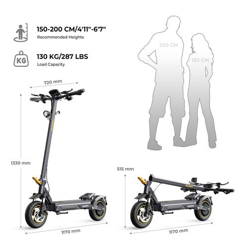 Ausom K20 Electric Scooter 1100W