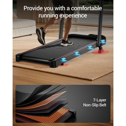 ROBORE U18F Foldable Treadmill with 15% Incline, 10.5km/h Max