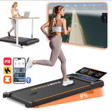 RAMYPOKET Treadmill With 9% Incline Silent Motor Smart APP 1–8KM/H 120KG