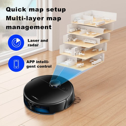 Liectroux M70 Pro Lidar Robot Vacuum Cleaner 6500Pa
