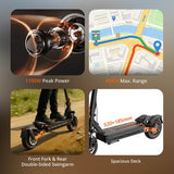 Fynzo S11 Foldable Electric Scooter, 1100W Peak Motor, 48V 15.6Ah