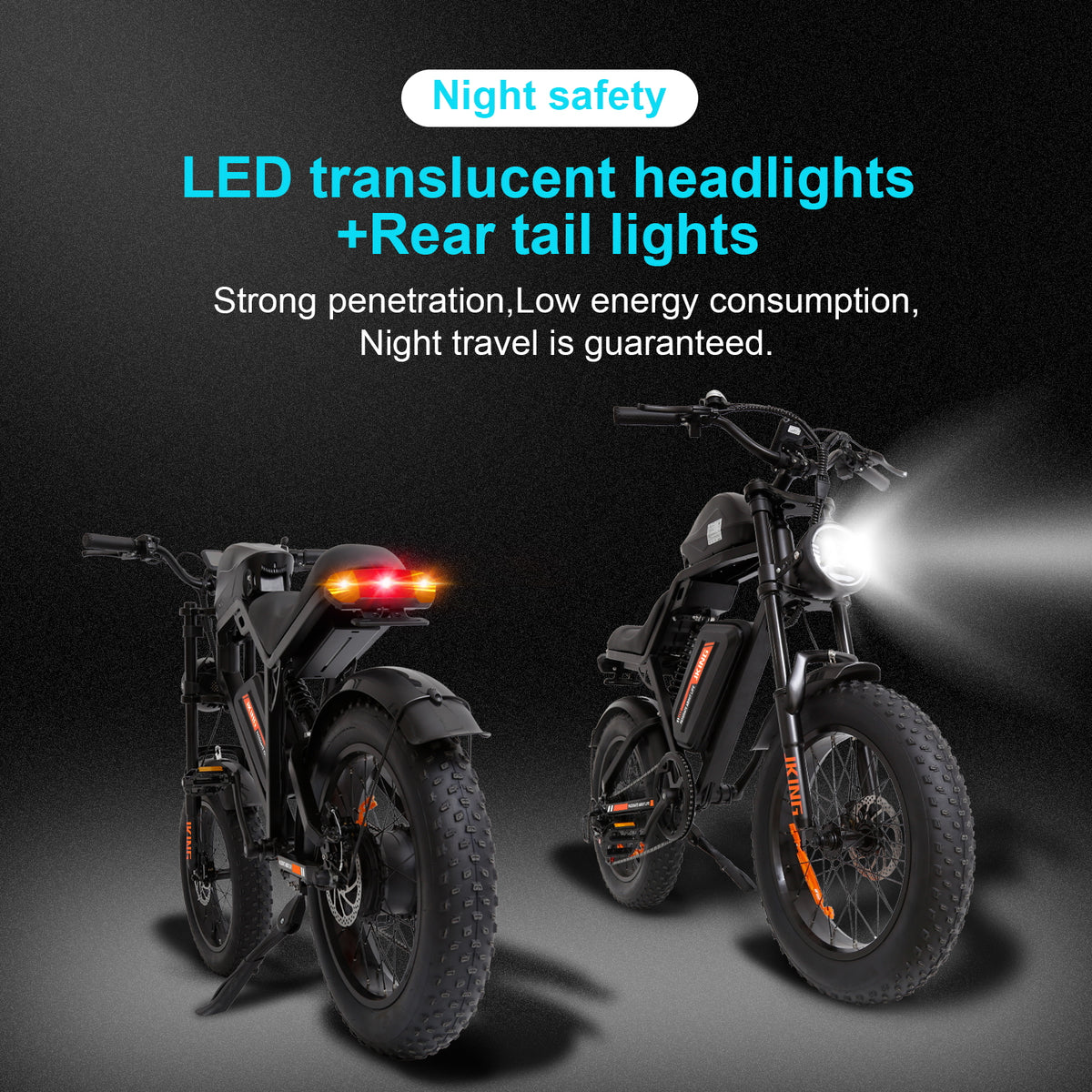 JKING FXH-002 electric bike 48V 15.6AH 500W