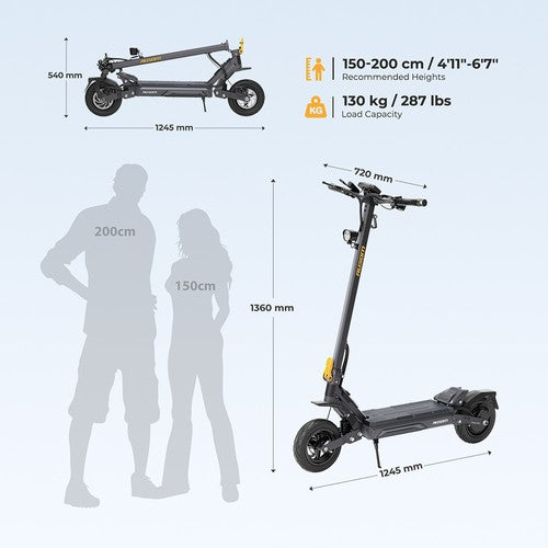 Ausom Gosoul 2 Pro Electric Scooter 1000W Motor 48V 18Ah