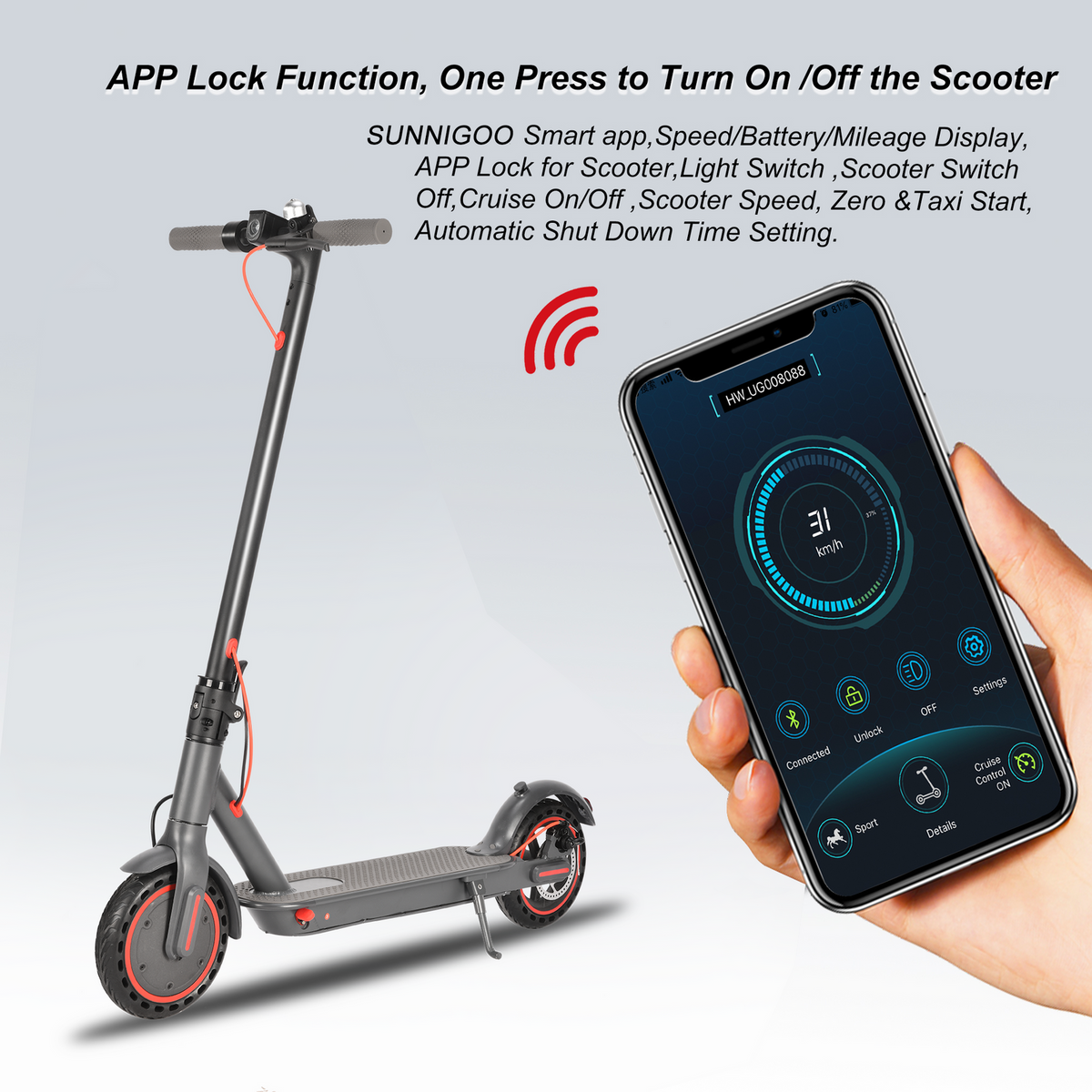 SUNNIGOO N7PRO | 350W Foldable Electric Scooter