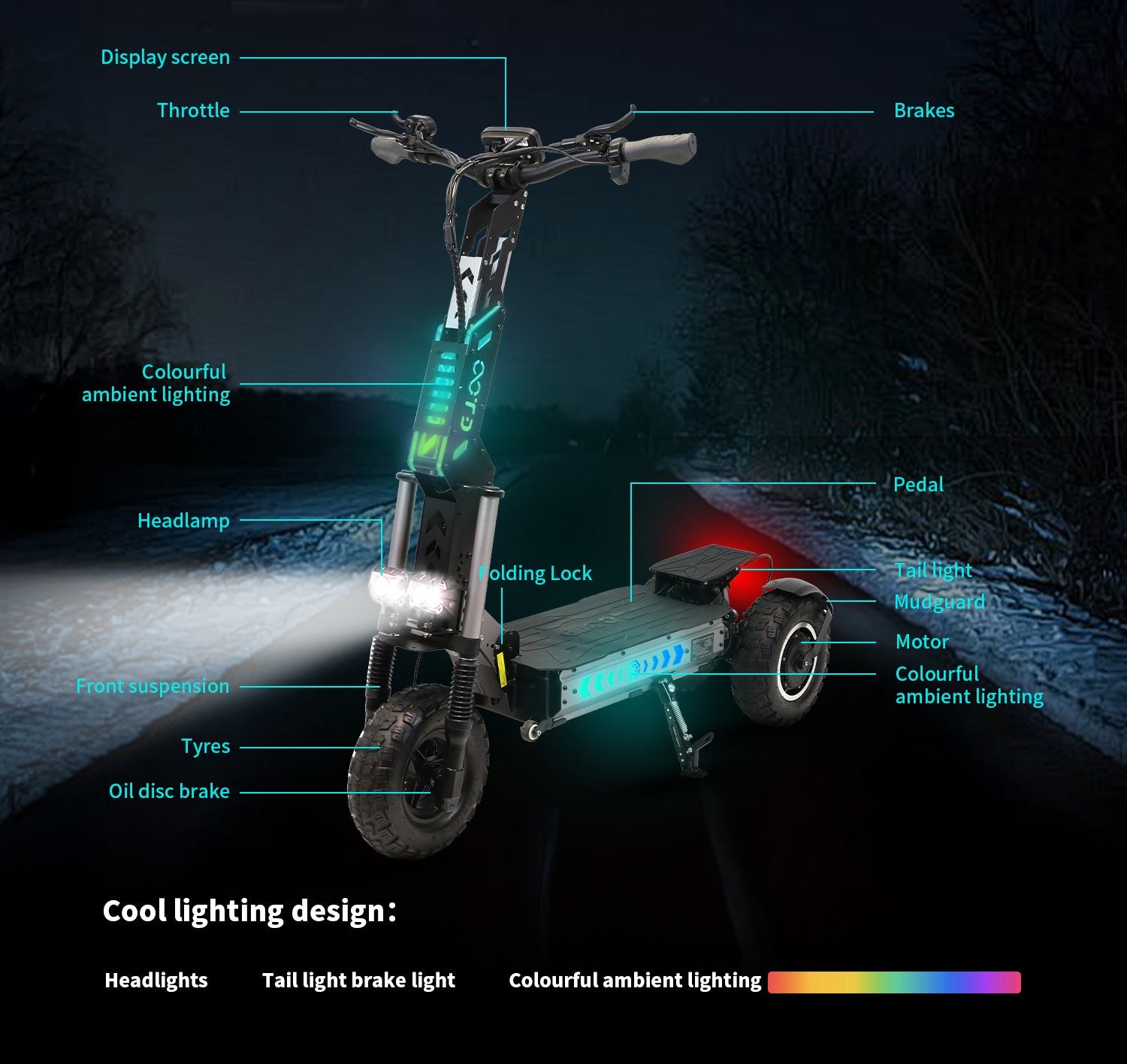 OOTD T30 3200W Electric Scooter