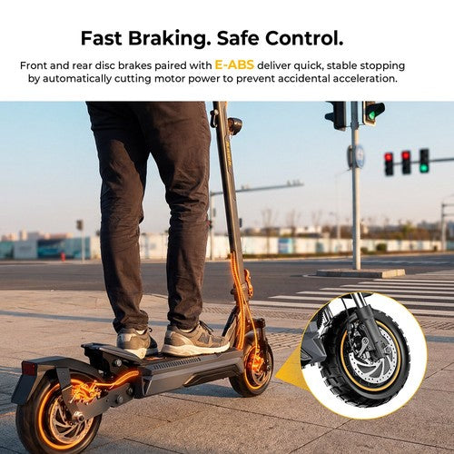 Ausom K20 Pro Dual Motor Electric Scooter 1000W*2