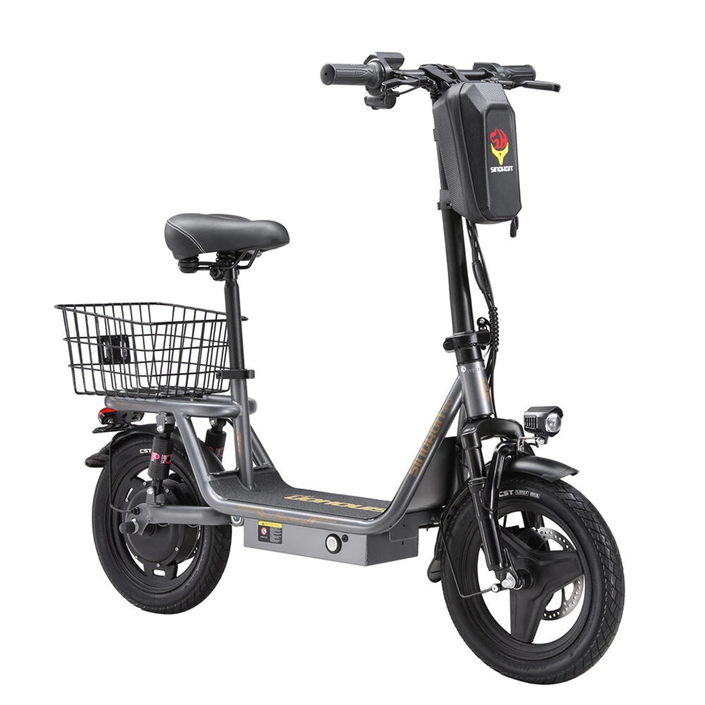 SINOHON K14 E-Scooter 36V 15.6Ah, 500W Powerful Motor, Free basket