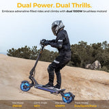 Ausom SR1 Electric Scooter, 2*1000W Motor, 52V 20.8Ah