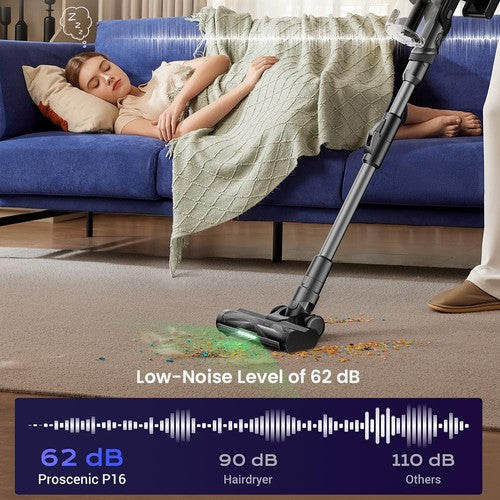 Proscenic P16 Cordless Vacuum Cleaner 550W/50KPa