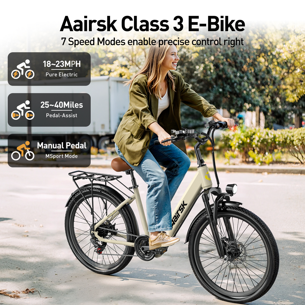AAIRSK SU7 ELECTRIC CITY BIKE