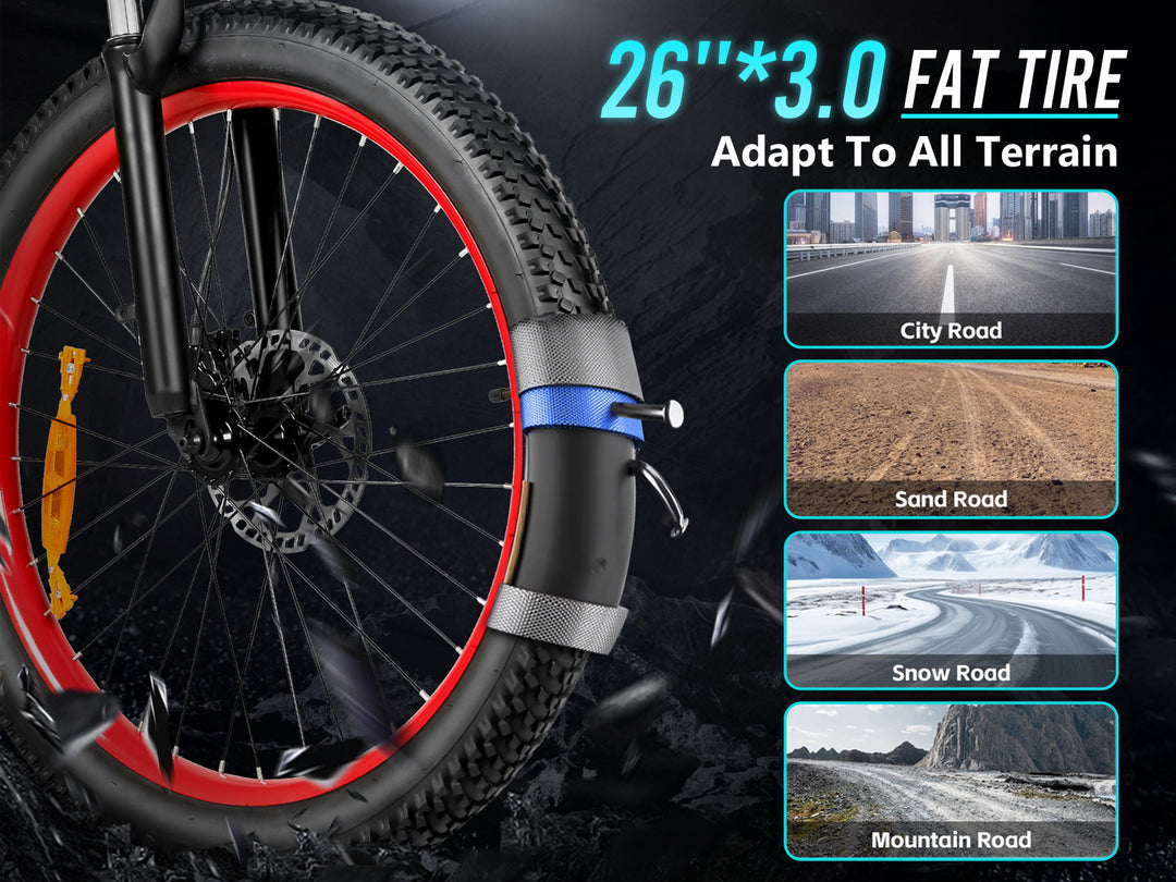 Samebike LO26 Plus 1000W Powerful Folding Electric Bike