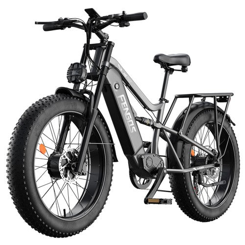 FENGQS H6PRO Electric Bike, 1000W*2 Motor, 52V 17.5Ah