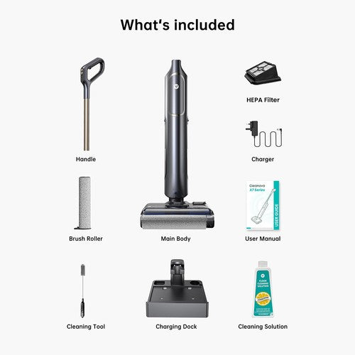 Vactidy X7S Wet Dry Vacuum Cleaner, 20,000Pa