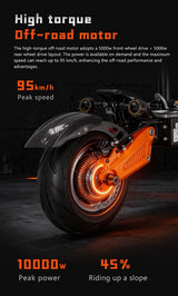BOYUEDA M2 Electric Scooter, 10000W Dual Motor, 95km/h