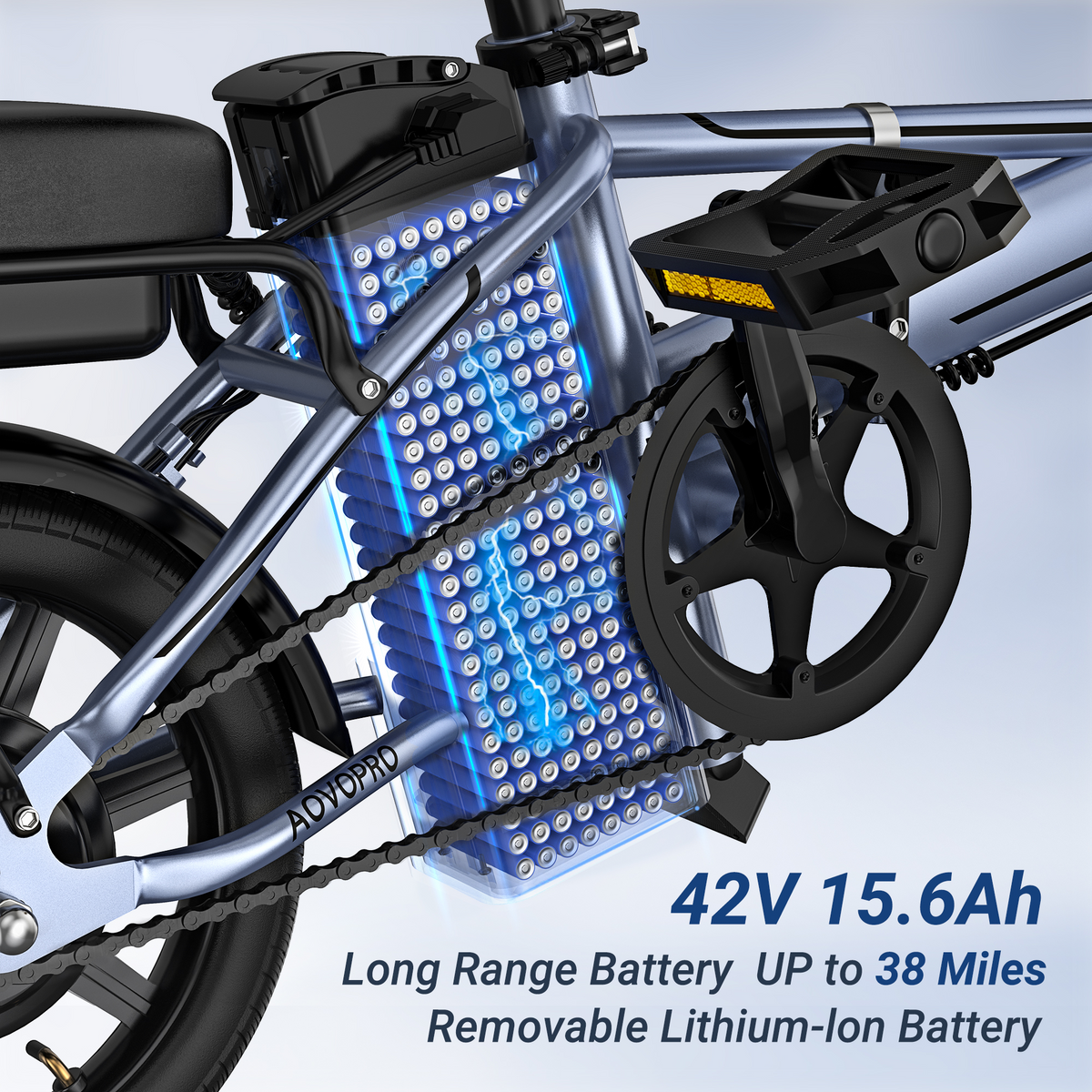 AOVOPRO EB60 Electric Bike 15Ah 500W