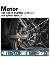 Cysum M-RAX Electric Bike 48V 13Ah