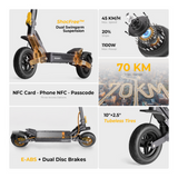 Ausom Gosoul 2 Electric Scooter, 800W Motor, 48V 13Ah