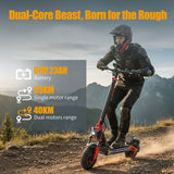 TWOFISH TW4 PRO Electric Scooter, 1000W*2 Motor, 60V 23Ah